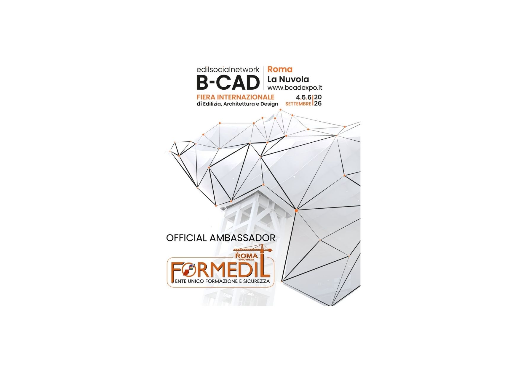 B-CAD 2026: vi aspettiamo ai nostri stand il 4, il 5 e il 6 settembre