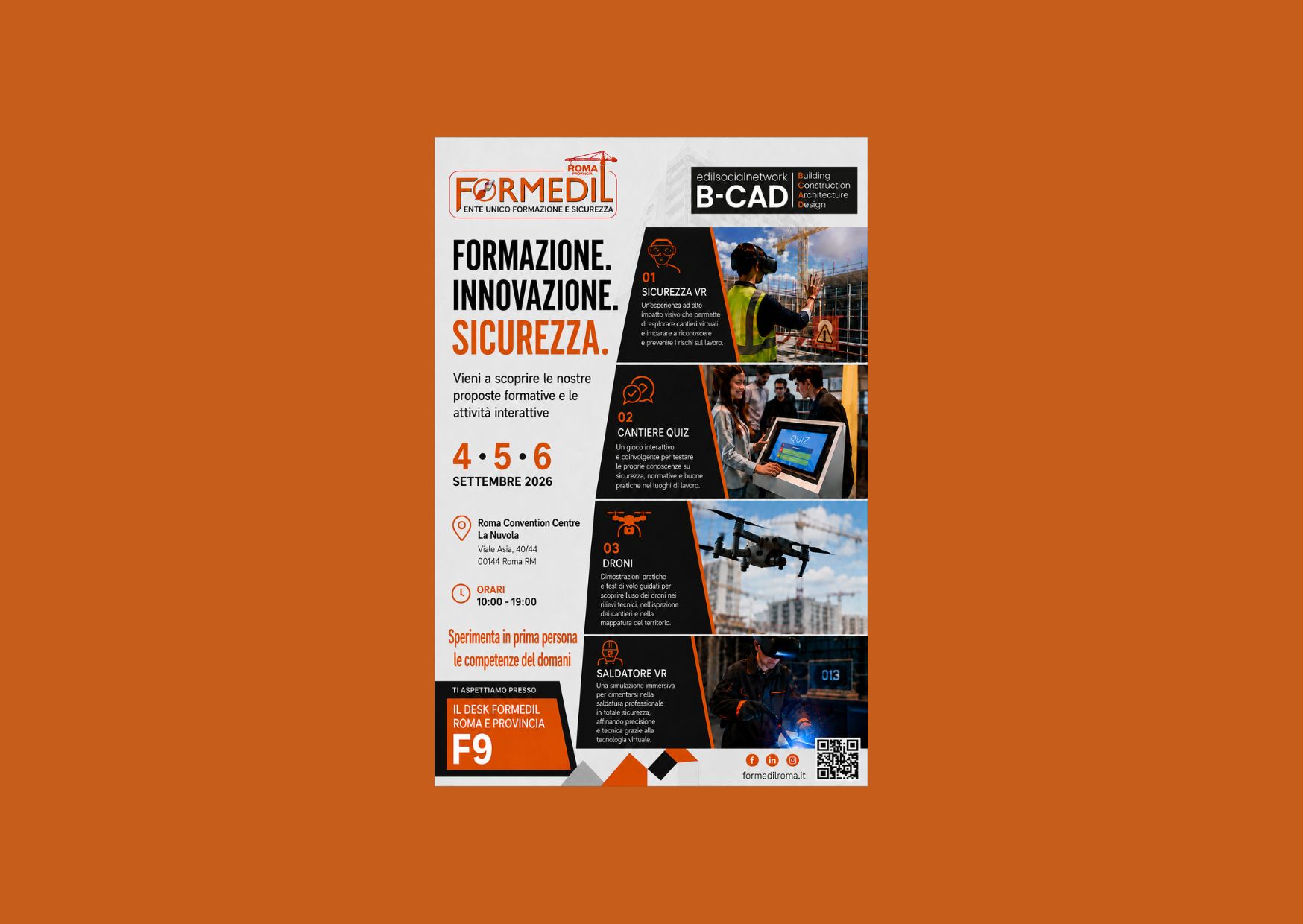 B-CAD 2026: vi aspettiamo ai nostri stand il 4, il 5 e il 6 settembre