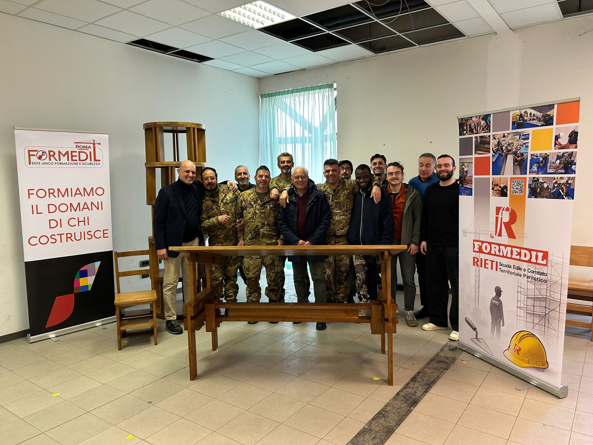 Terminato il corso per Operatore del Legno e dell'Arredamento - Falegname