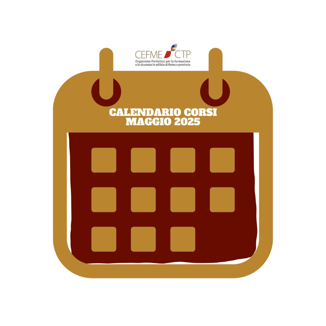 Calendario Corsi - Maggio 2025